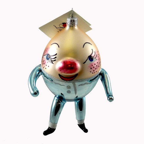 Laved Italian Ornaments Humpty Dumpty Blue Egg Nursery Rhyme Target