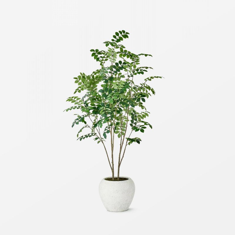 Moringa Artificial Tree Green - Threshold&#8482; designed with Studio McGee, 1 of 12