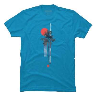 Men's Design By Humans Abstract Nature By airiestudio T-Shirt