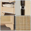 7 Drawer Rattan Dresser, 47.3 Inch Wide Boho Chest of Drawers, Wooden Storage Organizer for Bedroom Living Room - 4 of 4