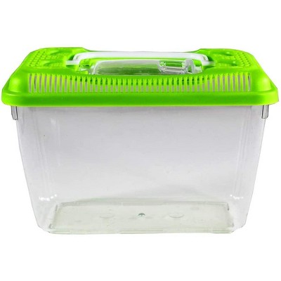 Penn-Plax Small World Habitat Portable Transparent Plastic Tank 0.6 Gallon