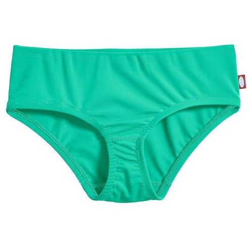 City Threads Usa made Girls Upf 50 Swim Briefs Aqua 12y Target