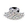 CWI Lighting Queen 4 Light Flush Mount With Chrome Finish - 4 of 4