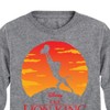 Boys' Disney Baby Simba at Pride Rock Long Sleeve Graphic T-Shirt - Athletic Heather - 3T - 2 of 4