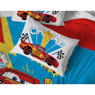 Disney Pixar Cars Lightning McQueen Full Size Kids Bedding Set