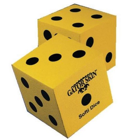 S&S Worldwide Gator Skin Softi Dice 5in Pk2 - image 1 of 1