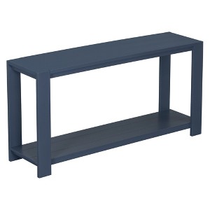 VYNXARIA Console Tables - Minimalist Design with Bottom Shelf, 48in Entryway Table, Navy Blue - 1 of 4