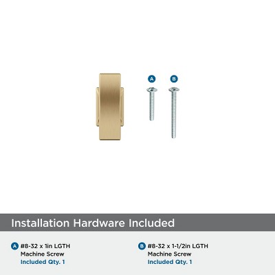 Champagne Bronze T-Handle Cabinet Knob with Mounting Hardware