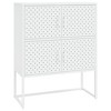 vidaXL Highboard White 31.5"x13.8"x39.4" Steel - image 2 of 4