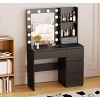 37inch Makeup Vanity with Lights - 3 of 4
