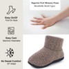 Women's Comfort Warm Faux Fleece Fuzzy Ankle Bootie Slippers Slip-on House Shoes Anti-Slip Sole Indoor/Outdoor - 4 of 4
