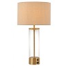 Zuo Boreal Table Lamp Beige & Gold - 2 of 4