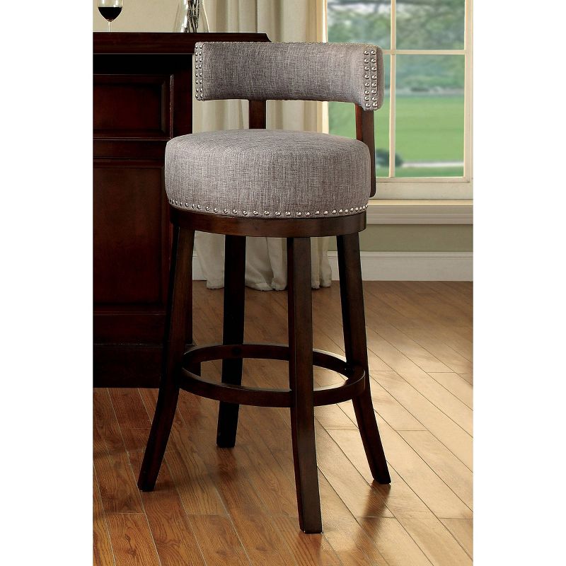 Set of 2 24" Jefferson Counter Height Barstools with Upholstered Seat - HOMES: Inside + Out, 3 of 5