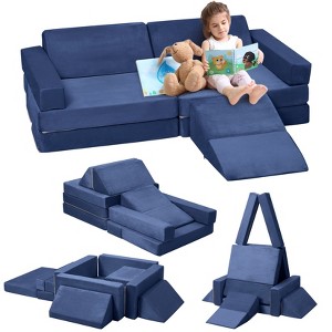 Modular Kids Couch 12pcs Play Couch - 1 of 4