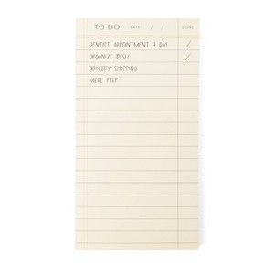 Magnetic List Pads Cream - Bullseye's Playground™ - 1 of 3