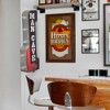 Man Cave Vintage LED Marquee Arrow Sign Black - American Art Decor: Galvanized Metal, Light-Up Wall Decor, Double-Sided Display - 2 of 4