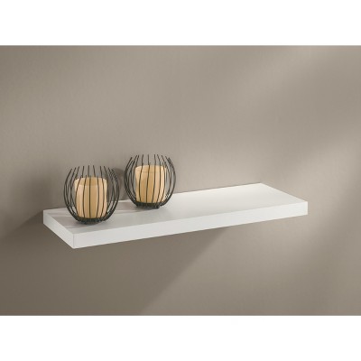target floating wood shelves