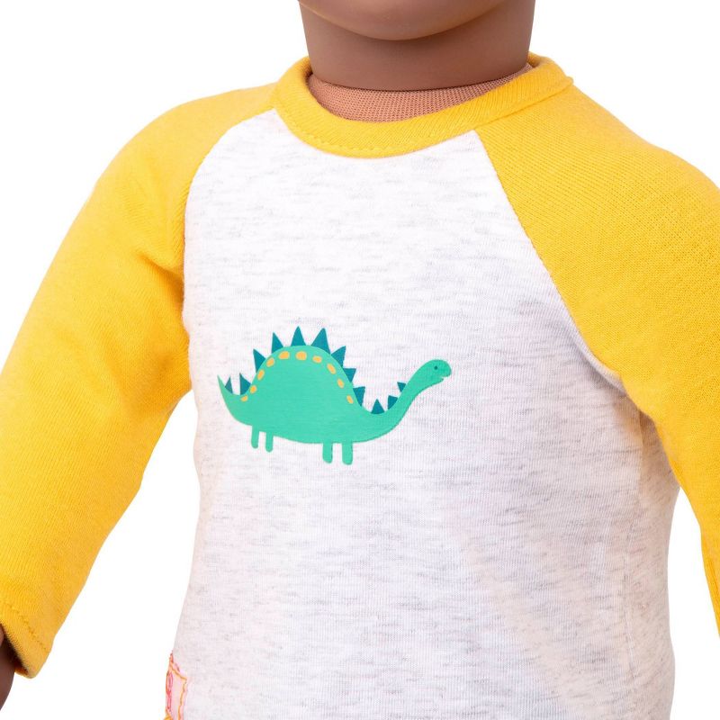 Our Generation 18&#34; Boy Doll Dinosaur Pajama Outfit - Dino-Snores, 5 of 9