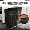 Rev-A-Shelf RV-18KD Series 35-Quart Kitchen Cabinet Pullout Waste Container - 4 of 4