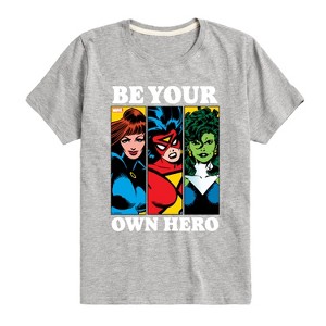 Boys' - Marvel - Be Your Own Hero -Toddler And Youth Short Sleeve Graphic T-Shirt Short Sleeve Graphic T-Shirt - 1 of 4