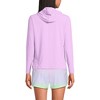 Lands' End Women's Long Sleeve Hooded Full Zip UPF 50 Rash Guard - 2 of 3