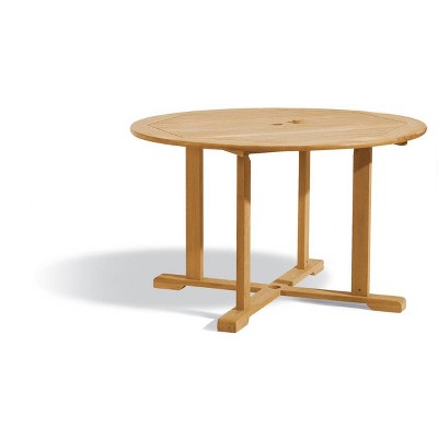 48" Round Dining Table Natural - Oxford Garden