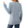 Women's Crewneck Raglan Long Sleeve Saloogoe Tunic Sweatshirts Lightweight Sweaters Fall Fashion Tops 2025 - 4 of 4