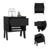 Depot E-Shop Nightstand 22"H, One Drawer, One Open Shelf - 4 of 4