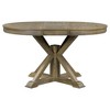 NicBex Modern Mid-century Round Extendable Dining Table Kitchen Table with 12Inch Leaf for 4 to 6 - 2 of 4