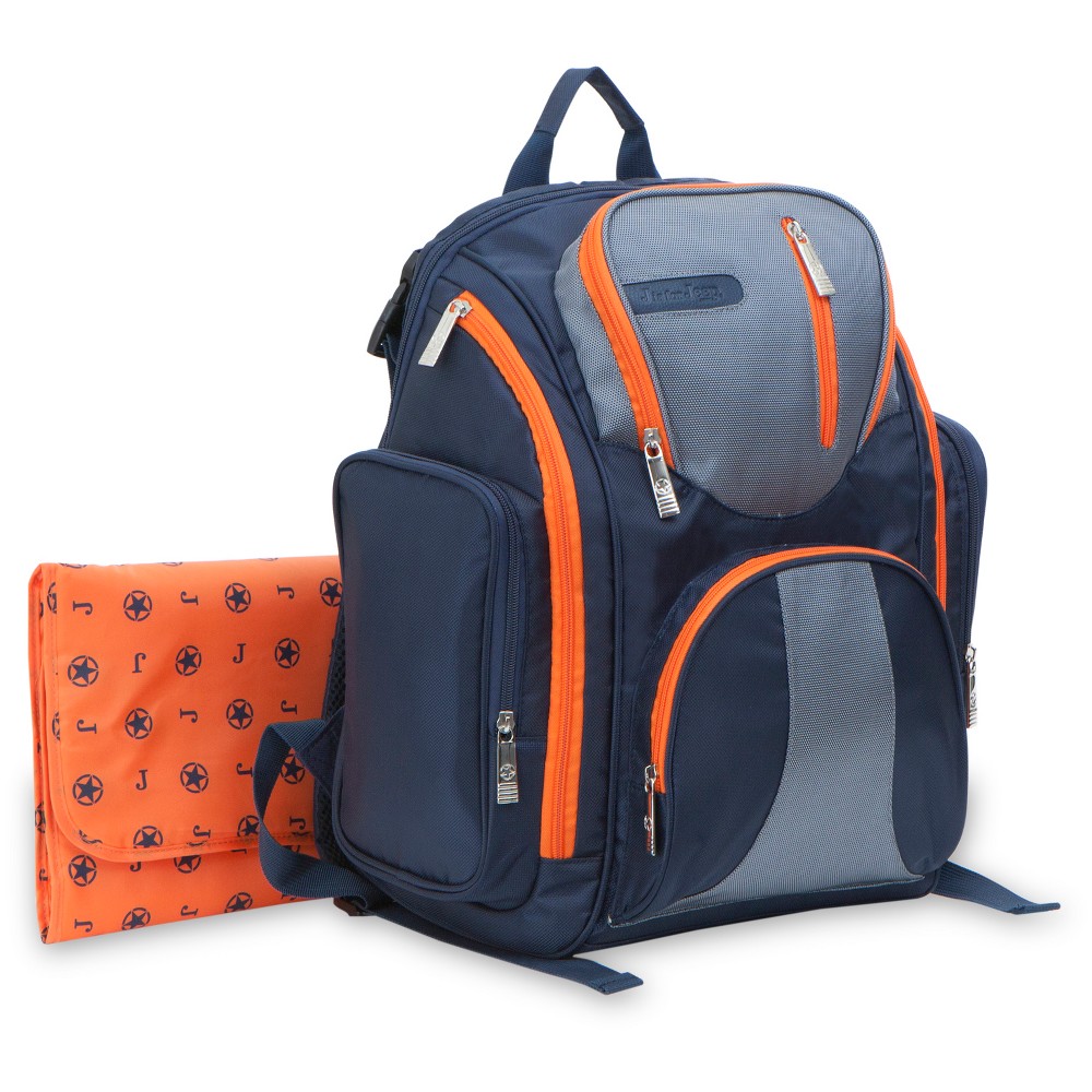 UPC 092317117144 J is for Perfect Pockets System Back Pack Diaper Bag