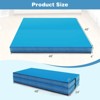 Costway 4'x4'x4'' Bi-Folding Gymnastic Tumbling Mat W/Handles for Home Gym Yoga MMA Pink/Blue/Purple - 3 of 4