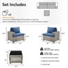 Outdoor Sectional Sofa Patio Furniture Sets with Thickened Cushions - 2 of 4