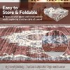 Acekool 2x6 Washable Runner Rug - Non-Slip Entryway Carpet, Low-Pile Grey Indoor Mat for Hallway, Kitchen, Laundry Room - 3 of 4