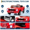 24V 2 Seater Ride on Car, Battery Powered Ride on Toys for Kids with Remote Control, Safety Belt, 2 Speeds, LED Lights - 3 of 4