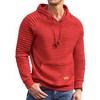 COOFANDY Mens Hoodies Pullover Casaul Long Sleeve Drawstring Waffle Knit Hooded Sweatshirt with Kanga Pocket - 3 of 4