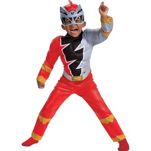 Boys' Power Rangers Dino Fury Ranger Muscle Jumpsuit Costume - 1 of 3