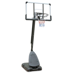 VisioGear Lawn Sports Sets, Portable Basketball Play Set with Base, Wheels and Backboard for Teenagers Adults, Clear, 42.52"*120"*44" - 1 of 4