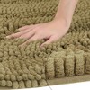 Unique Bargains Absorbent Chenille Bath High Pile Quick Dry Bath Machine Washable Rugs - 3 of 4