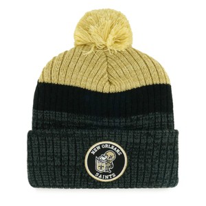 NFL New Orleans Saints Freezer Knit Beanie: Team Logo Sports Apparel - 1 of 2