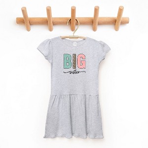The Juniper Shop Big Sister Leopard Toddler Graphic Dress - 1 of 3