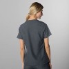 Members Only Women's Scrub Top With Double Chest And Pouch Pocket - 2 of 4