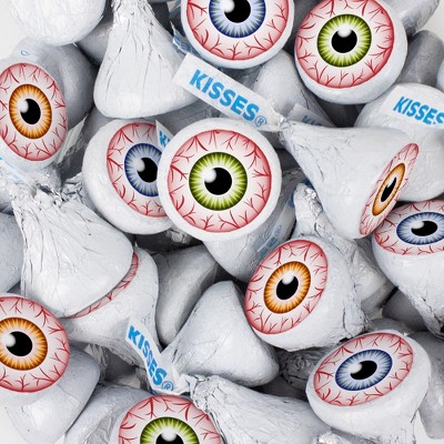 Halloween Candy Party Favors Chocolate Hershey's Kisses by Just Candy - Eyeballs
