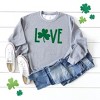 Simply Sage Market Women's Graphic Sweatshirt Love Clover St. Patrick's Day - 3 of 3