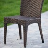 Sapphtopaz Patio Dining Chairs Wicker Patio Chairs with Back for Patio, Outside, Living Room - 3 of 4