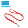Unique Bargains Polyester Wear-resistant Lightweight ID Card Neck Lanyards with Hooks 20 Pcs - 3 of 4