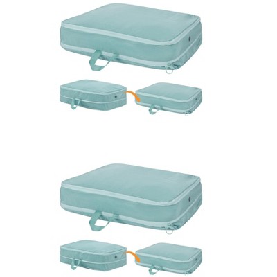 REGALWOVEN Foldable Organizing Clothing Storage Bags with Handle 2 Pcs