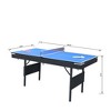 Sevobal Game Table 3 in 1 Billiard Table with Table Tennis and Dining Top for Living Room and Recreation Room, Green, 65.75"*35.4"*30.7" - 3 of 4