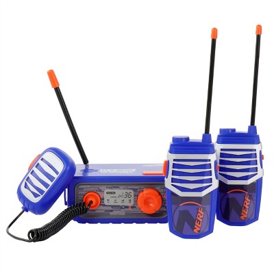 Nerf 3 way Walkie Talkie Base Station Kit Target