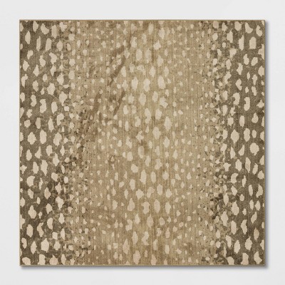 Elderberry Snake Skin Print Woven Rug Gray - Threshold™