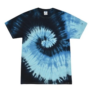 Tie Dye T-Shirts, 100% Cotton Cute Trendy Tie Dye Shirts for Men, Women, Teens, Youth, Girls & Boys, Blue Ocean, L - 1 of 2